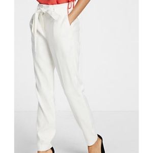 Express High Waisted Paperbag Ankle Pant